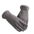 thumbnail image 2 of Winter Gloves For Women - Suede Gloves with Bow - Finest Selection, 2 of 8