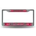 thumbnail image 1 of Chicago Bulls Glitter Chrome License Plate Frame, 1 of 2