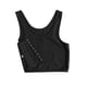 thumbnail image 3 of Qarigey Chaleco de verano para mujer, chalecos moldeadores de Color sólido, camiseta sin mangas para el pecho, camisetas sin mangas transpirables para Prendas para la parte del cuerpo Negro L Qarigey  FS11407-07, 3 of 6