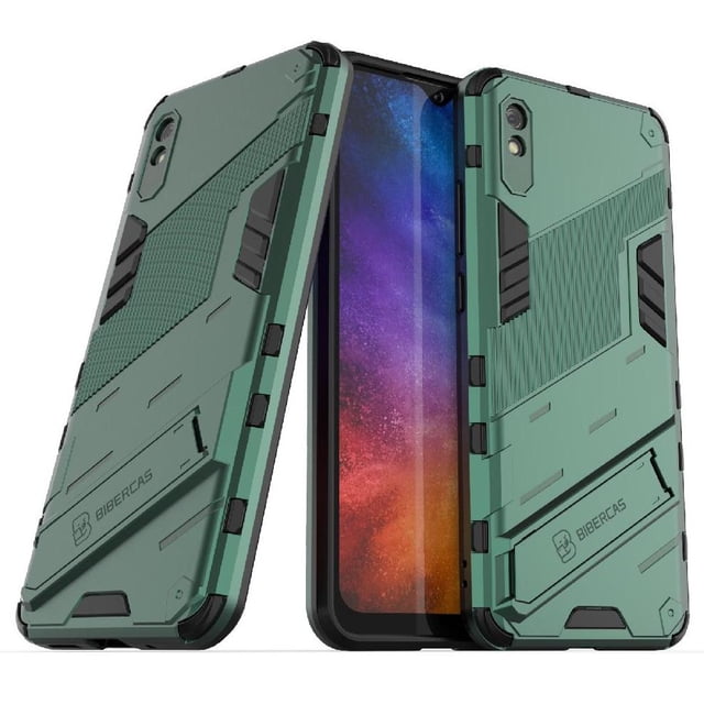 Funda para Xiaomi Redmi 9A Protección A Prueba De Golpes Con Soporte De TPU Duradero Y Práctico