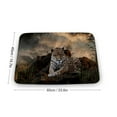 thumbnail image 2 of Jaguar Area Doormat, Brown And Black Decorative Doormat, Jungle Animal Floor Decor, Jaguar Print , Home Decor, Welcome Mat,Indoor Doormat,Front Back Door Mat 16”x24”, 2 of 7