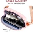 thumbnail image 3 of RSAquar Belt Bag Fanny Packs for Women and Men with Adjustable Waist and Crossbody Strap for Walking, Hiking, Running Workouts, and Daily Travel, Cute Designer Fashion, Rose Gold, 3 of 7