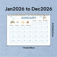 thumbnail image 4 of Calendar For 2026 With Monthly Layout For Planning And Scheduling Home Or Office Use Decorative Design Net Weight 0.33 Pounds 1Pc, 4 of 4