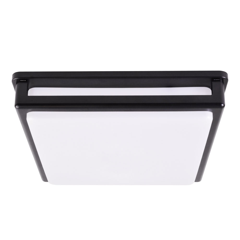 Better Homes & Gardens 14" LED Flush Mount Ceiling Light, Double Square Metal Design, 5 Color Settings, Indoor, ETL Listed