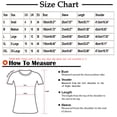 thumbnail image 4 of Femmes Mode Décontractée Chemises Imprimées Manches Courtes T-Shirt Ample Hauts Tunique Blouse, 4 of 4