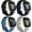Black/Dark blue/ Indigo/Gray, variant on 4 Pack Bands Compatible with Fitbit Versa 3 / Sense, Soft TPU Sport Strap Replacement Smartwatch Wristband for Women Men Colorfull Accessories
