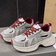 thumbnail image 4 of CHICVOMEY Platform Sneakers for Women Breathable Mesh Fashion Sneakers Non-Slip Casual Shoes Unisex for Tennis & Walking, 4 of 7