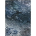 thumbnail image 5 of 9' X 12' Navy Blue And Denim Blue Abstract Washable Indoor Outdoor Area Rug, 5 of 5