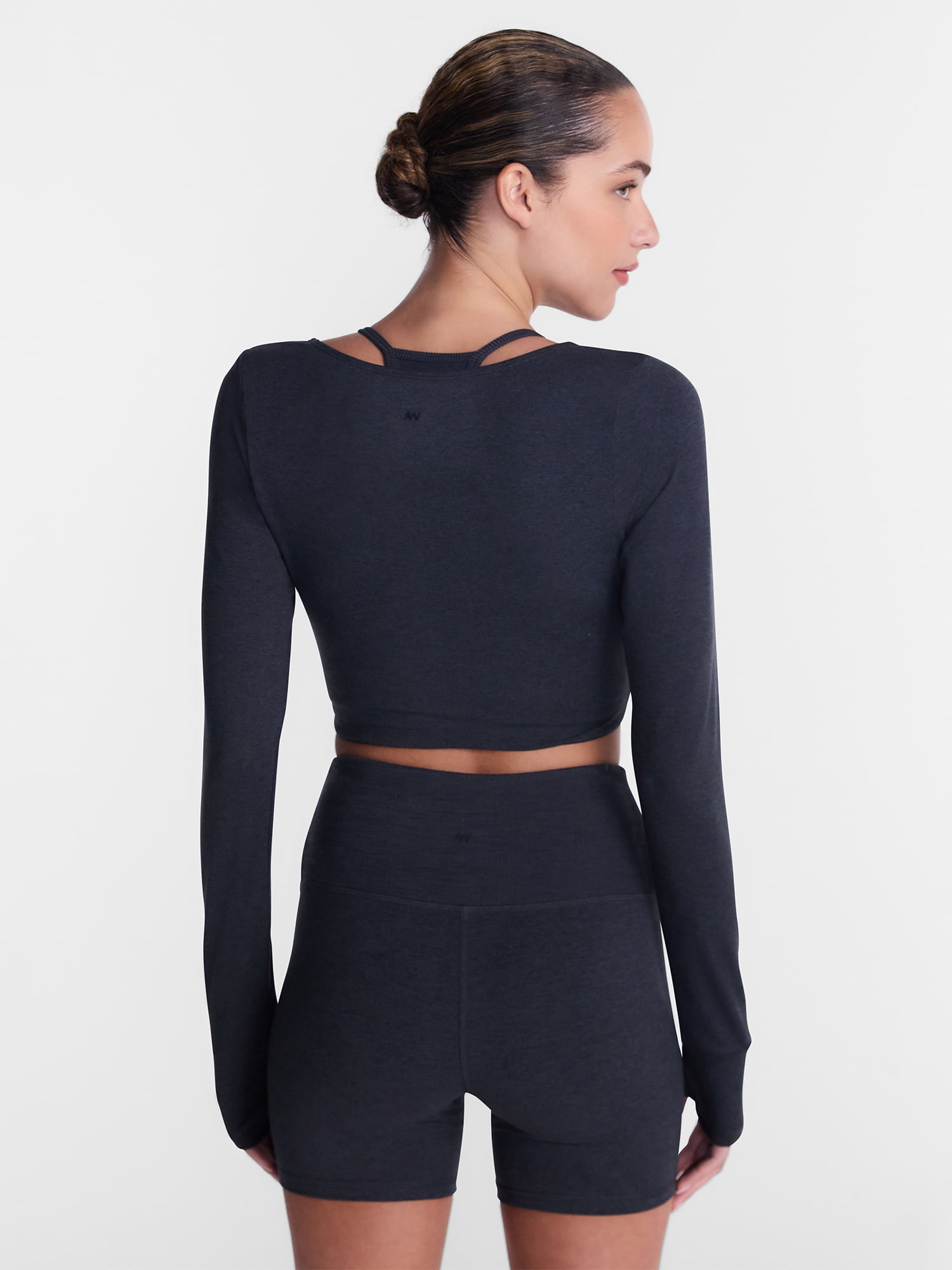 Athletic Works Women's ButterCore Wrap Top with Built In Bra, Sizes XS-XXXL