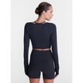 thumbnail image 4 of Athletic Works Women's ButterCore Wrap Top with Built In Bra, Sizes XS-XXXL, 4 of 6