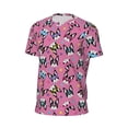 thumbnail image 6 of Wukai Colorful Cute French Bulldog Print Men's Short-Sleeved Mesh T-Shirt,Quick-Dry Short Sleeve Workout T-Shirt-3X-Large, 6 of 8