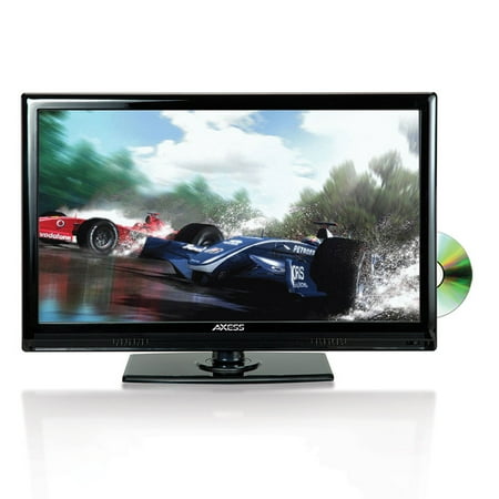 AXESS 19 In LED HDTV Features VGA HDMI SD USB Inputs Built-In DVD Player Full Function Remote