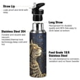 thumbnail image 3 of Cat Starry Sky Sports Water Bottle with Straw Lid Insulated Stainless Steel Leak Proof BPA Free Thermal Mug with Handle for Gym Yoga Cycling Camping, 3 of 8