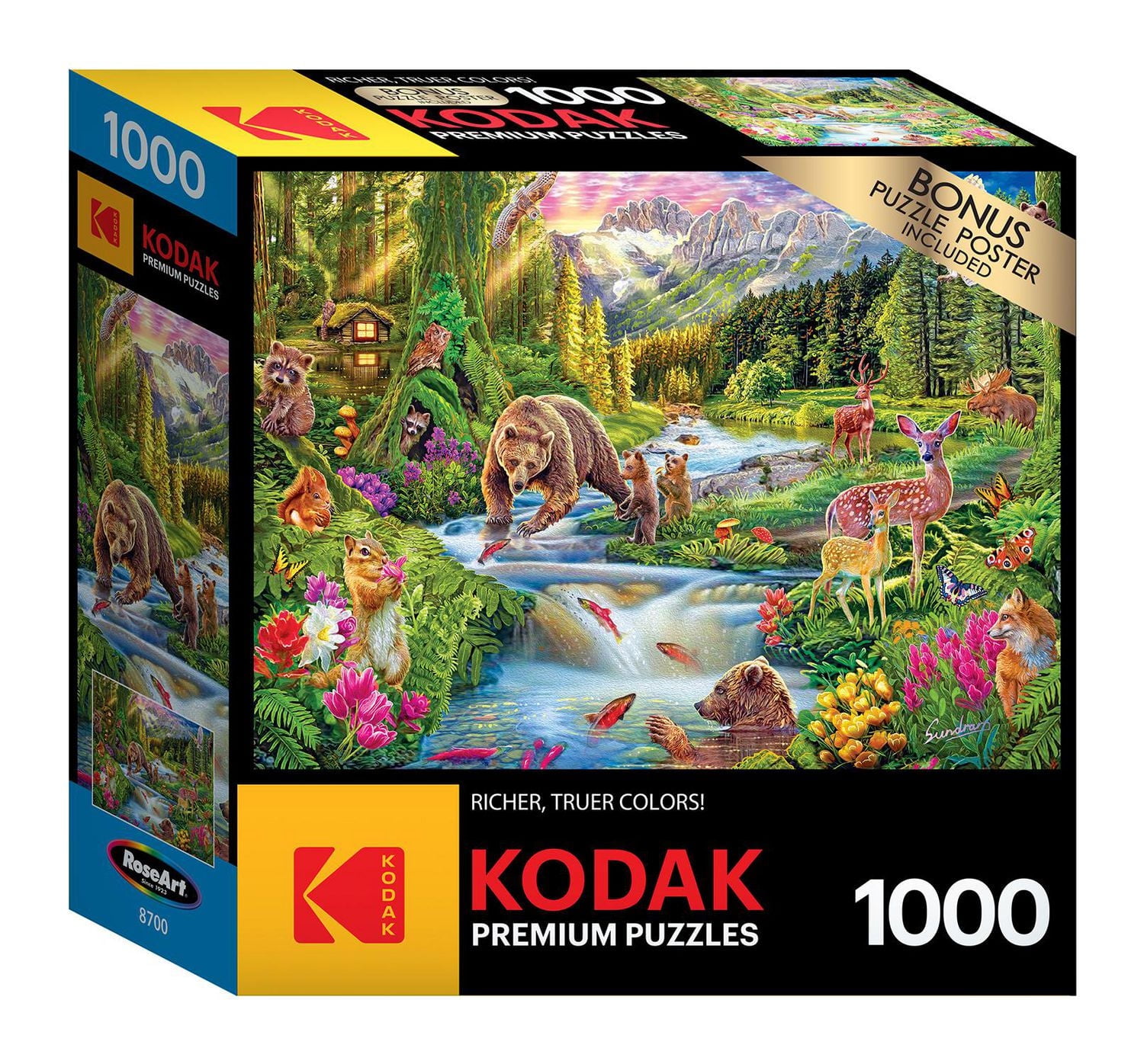Kodak 1000 Piece Jigsaw Puzzle - Wild Frontier by Steve Sundram