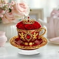 thumbnail image 1 of Uuiauoio Roses Hearts House Teacup Acrylic Desktop Decoration, Suitable for Home Décor in Living Room or Office. Idea Gift Choice: Birthday, Anniversary, Valentine's Day, Celebrations, 1 of 9