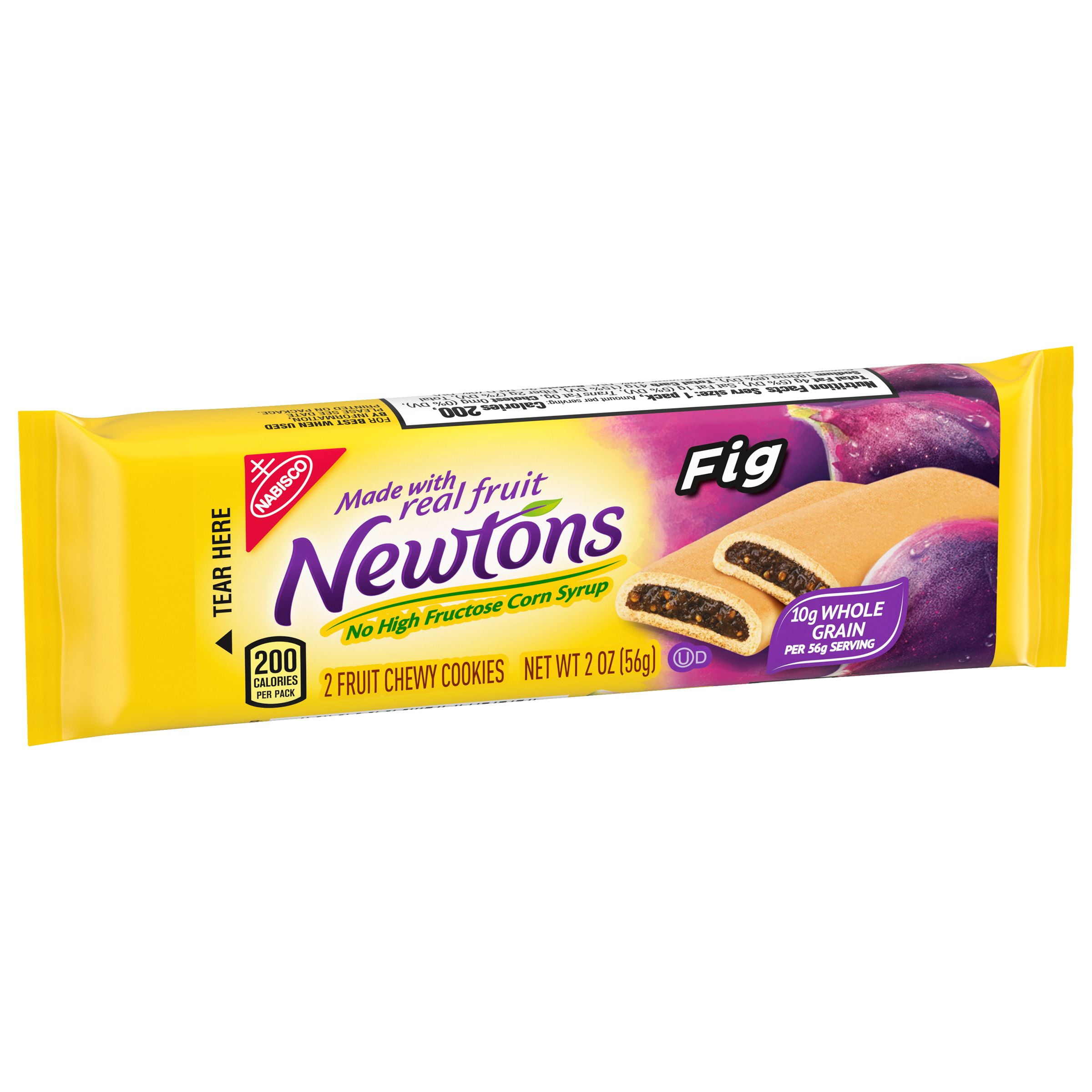 Newtons Soft & Chewy Fig Cookies (Pack of 48), 2 Fig Cookies Each Pack, Chewy Fruit Cookies