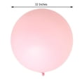 thumbnail image 6 of BalsaCircle 2 Blush Matte 32" Large Latex Plain Balloons, 6 of 6
