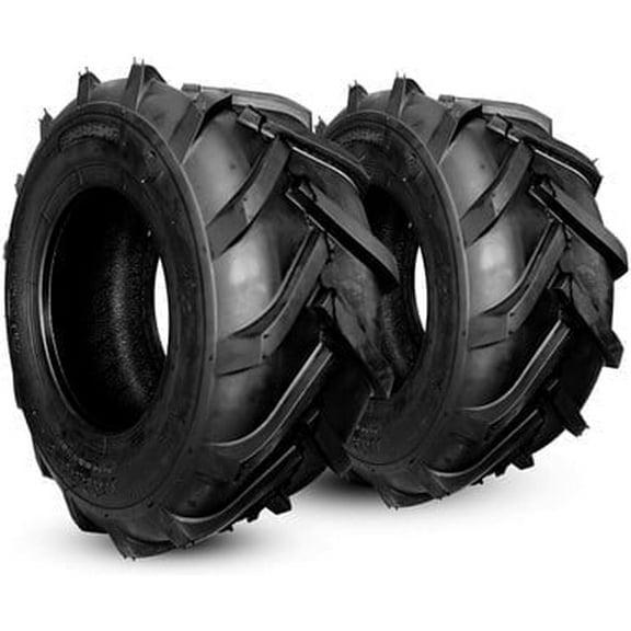 Horseshoe Tire 18x8.50-10 18x8.5x10 6Ply Heavy Duty Super, Lawn Mower & Tractor Tires, 2 Pack
