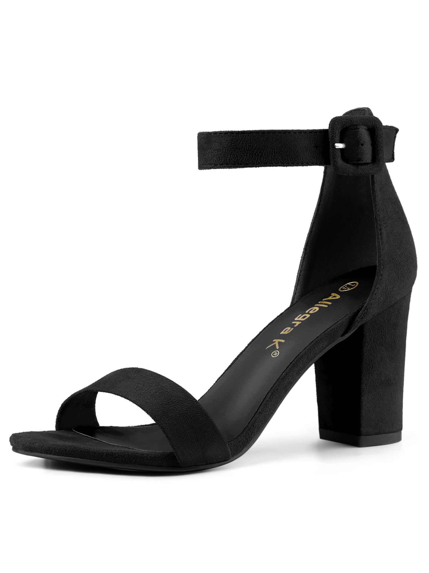 Unique Bargains - Allegra K Women's Chunky High Heel Ankle Strap Sandals - Walmart.com - Walmart.com