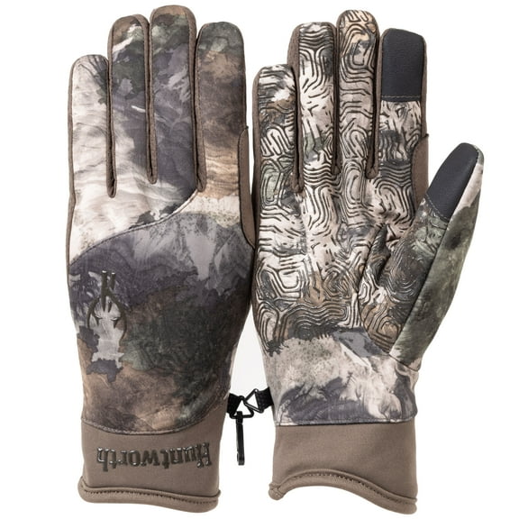 Huntworth Men's Gunner Midweight Hunting Gloves – Mossy Oak Terra® Gila, Size L/Xl