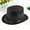 Black, variant on Black Bomber Hats Men's Festive Jazz Hat Stage Performance Faced Flat Hat