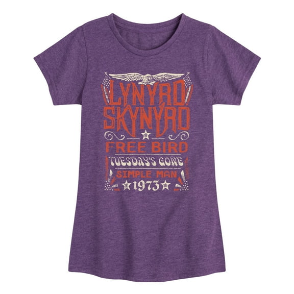 Lynyrd Skynyrd - Hits  - Toddler & Youth Girls Short Sleeve Graphic T-Shirt