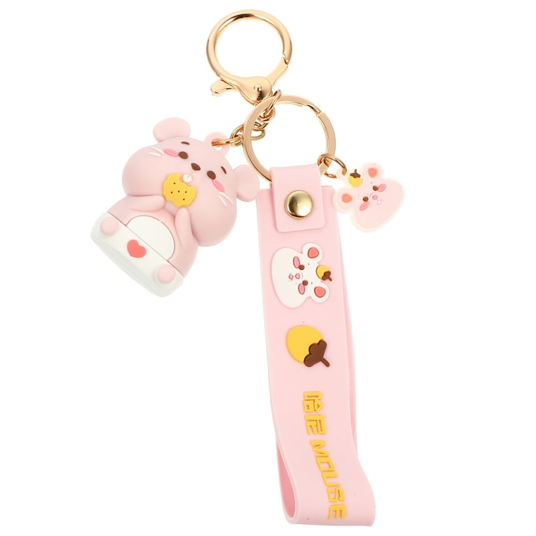 1pc Adorable Key Pendant Bag Pendant Keychain Honey Mouse Key