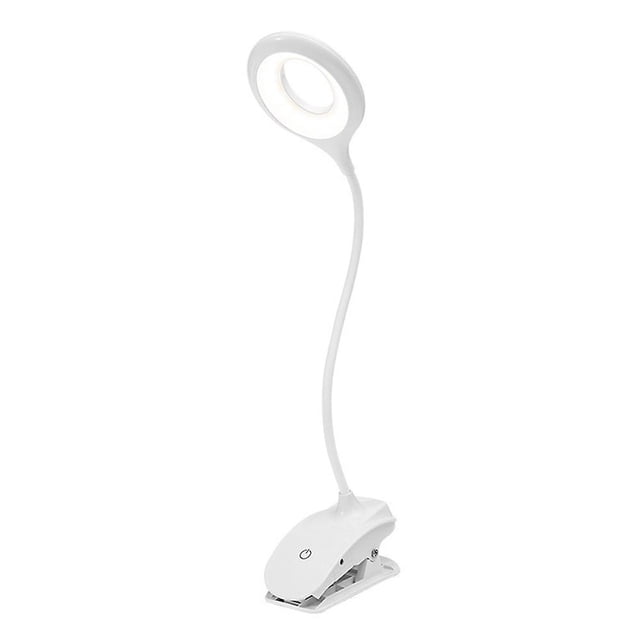 Lámpara de escritorio LED YONGSHENG con abrazadera para el cuidado de los ojos y puerto USB