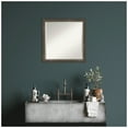 thumbnail image 4 of Amanti Art Dappled Light Bronze Narrow Beveled Wood Wall Mirror 22.75 x 22.75 in., 4 of 10