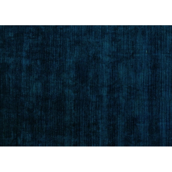Ahgly Company Indoor Rectangle Abstract Turquoise Blue Modern Area Rugs, 7' x 10'