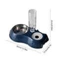 thumbnail image 2 of Eoozwa Stainless Steel Pet Bowl Automatic Water Dispenser 2 In 1 Food and Water Gravity Feeder for Small Medium Dog Cat Easy Clean Non Skid, 2 of 6