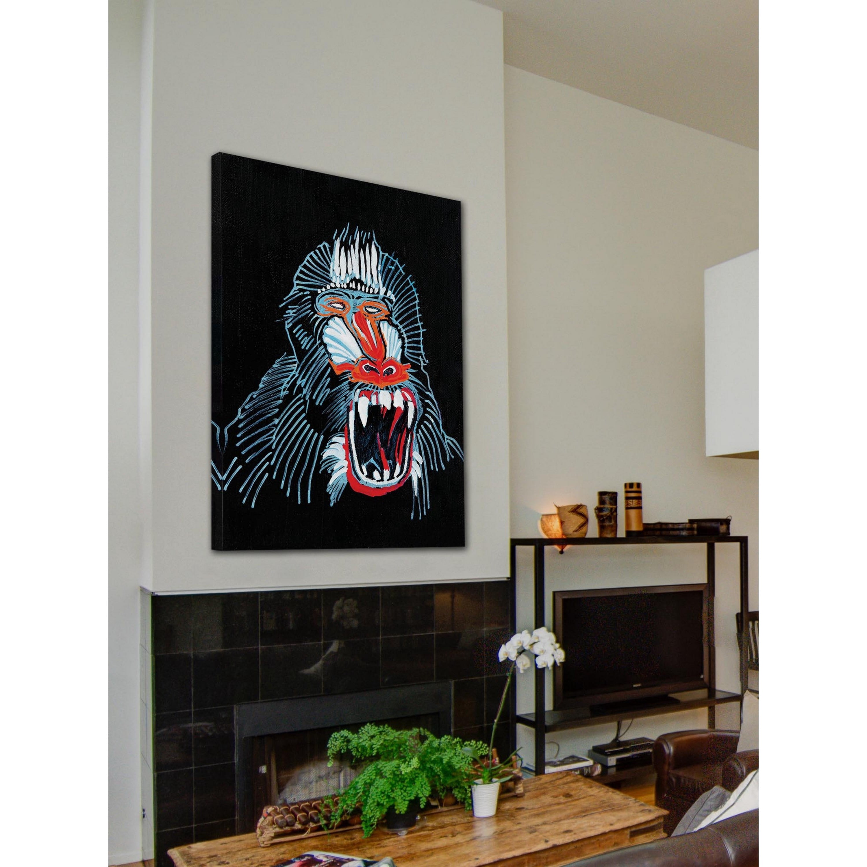Marmont Hill "Mandrill" Print on Canvas
