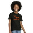thumbnail image 3 of Cute Haunted House Halloween Bat Crewneck T Shirts Boy Girl Teen Brisco Brands L, 3 of 6