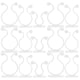thumbnail image 1 of 90 piezas de clips adhesivos para plantas trepadoras de pared, clips para fijación de pared, clips para fijación de plantas, 1 of 7
