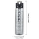 thumbnail image 2 of Botella de agua de 800 ml a prueba de fugas motivacional para deportes (negra), 2 of 8
