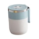 thumbnail image 4 of Taza de café con agitador automático Taza con agitador automático con tapa y asa Accesorio Mezclador eléctrico para otras bebidas Senderismo Viajes Azul blanco, 4 of 8
