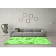 thumbnail image 3 of Ahgly Company Indoor Rectangle Abstract Green Modern Area Rugs, 5' x 8', 3 of 4