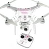 Skin Decal Wrap Compatible With DJI Phantom 3 Standard Drone Pink Cyber Bot
