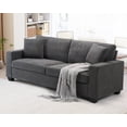thumbnail image 2 of Modern Sofa for Living Room,83-Inch Corduroy Comfy Sofa with Deep Seats and Wide Armrests,Removable Cover,3 Seater Sofa,Easy Assembly for Small Spaces, 2 of 7