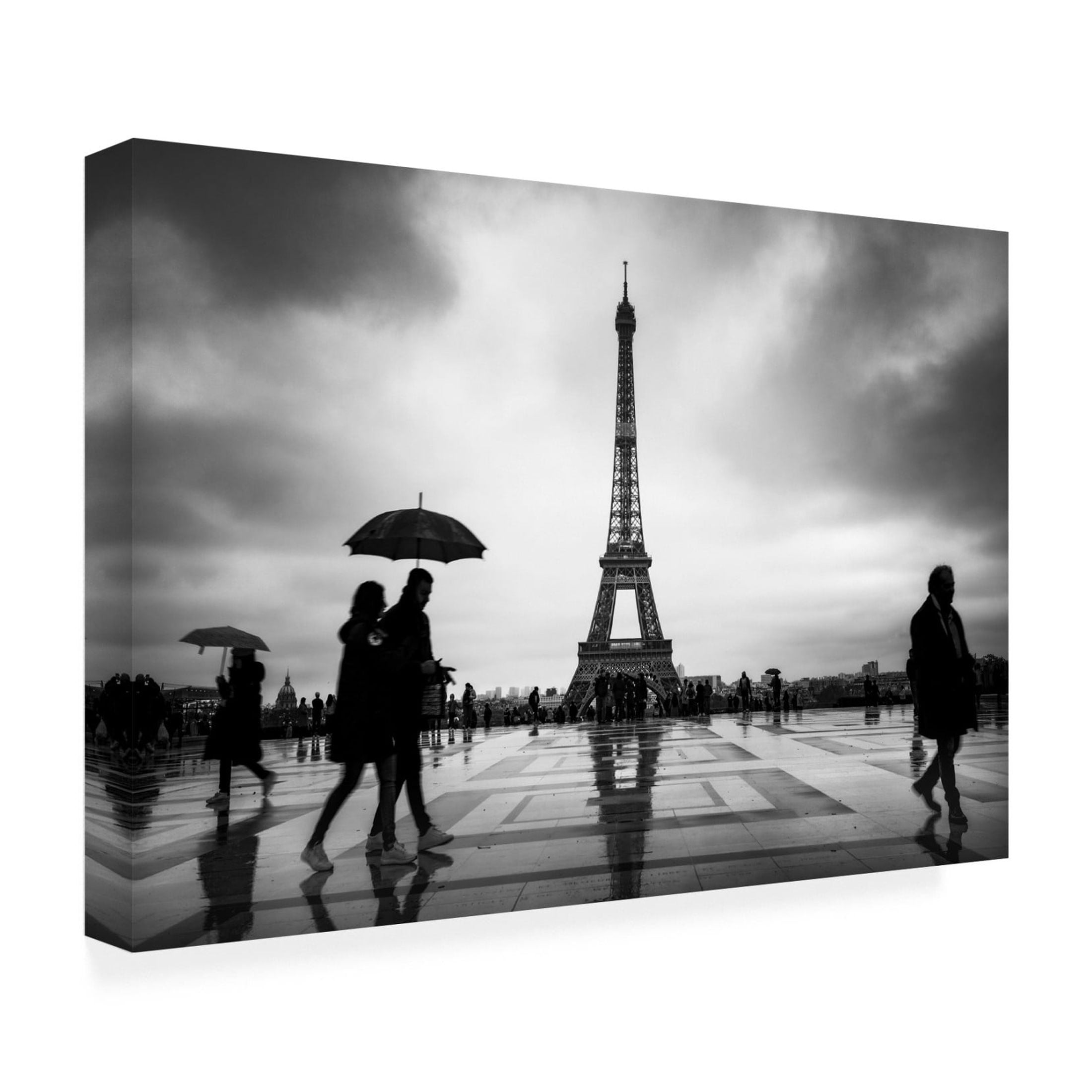 Canvas Wall Art - Andrei Ionut Dascalu 'Paris' Wall Art for Living Room, Bedroom, or Office Décor by Trademark Fine Art - 32 x 22 Inches