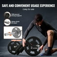 thumbnail image 4 of KFFKFF Secure Squat Bar, Fitness Squat Bar with 1,500 LBS Capacity, Squat Bar Accessory with Arm and Shoulder Cushions, 32mm Diameter Weightlifting Bar, Perfect for Front Squats, Lunges, 4 of 9