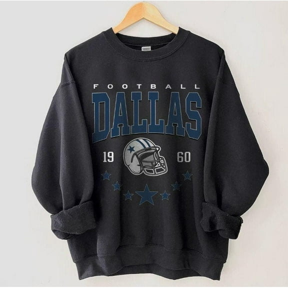 Vintage Dallas Football Sweatshirt, Trendy Dallas Football Fan Gift, Game Day Shirt