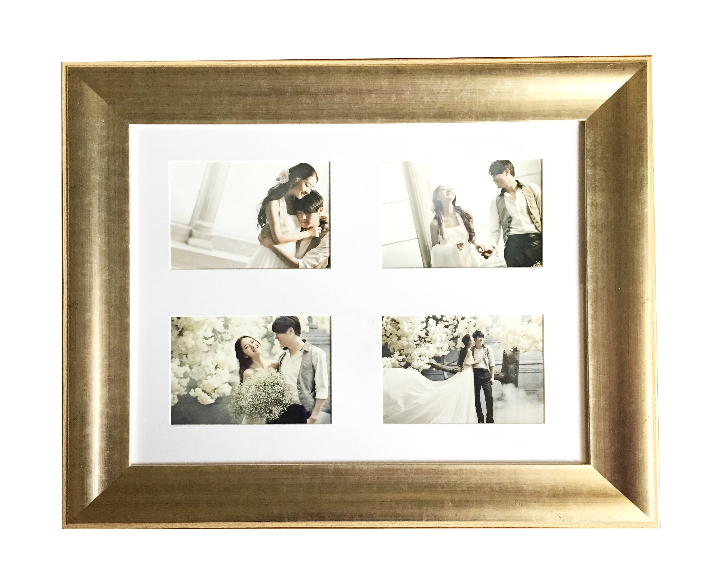 Lilian Antique Gold Collage Display 16x20 Photo Frame Made to Display