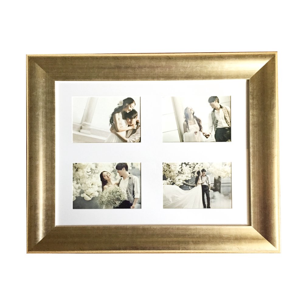 Lilian Antique Gold Collage Display 16x20 Photo Frame Made to Display