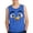 Blue, variant on Boys 3D Cartoon Face Graphic Tee Tank Top Orange Sleeveless Crew Neck Soft Stretchy Polyester Spandex Summer Shirts for Kids Ages 3-14,Size 4 T