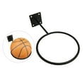 thumbnail image 3 of Baohd Metal Ball Holder Wall Mount Display Rack for Volleyball Soccer Home Gyms Black, 3 of 9