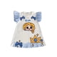 thumbnail image 1 of Vestido de manga corta estilo princesa con mangas voladoras, ropa infantil de longitud media con estampado de dibujos animados para niñas, Blancanieves, Elsa, 1 of 5