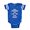 Royal Blue, variant on CafePress - Shhh Mommy2 - Cute Infant Baby Football Bodysuit