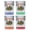 Multicolor (4-Pack), variant on Moscow Russia Vintage Design Souvenir 2 oz Square Shot Glass – Green