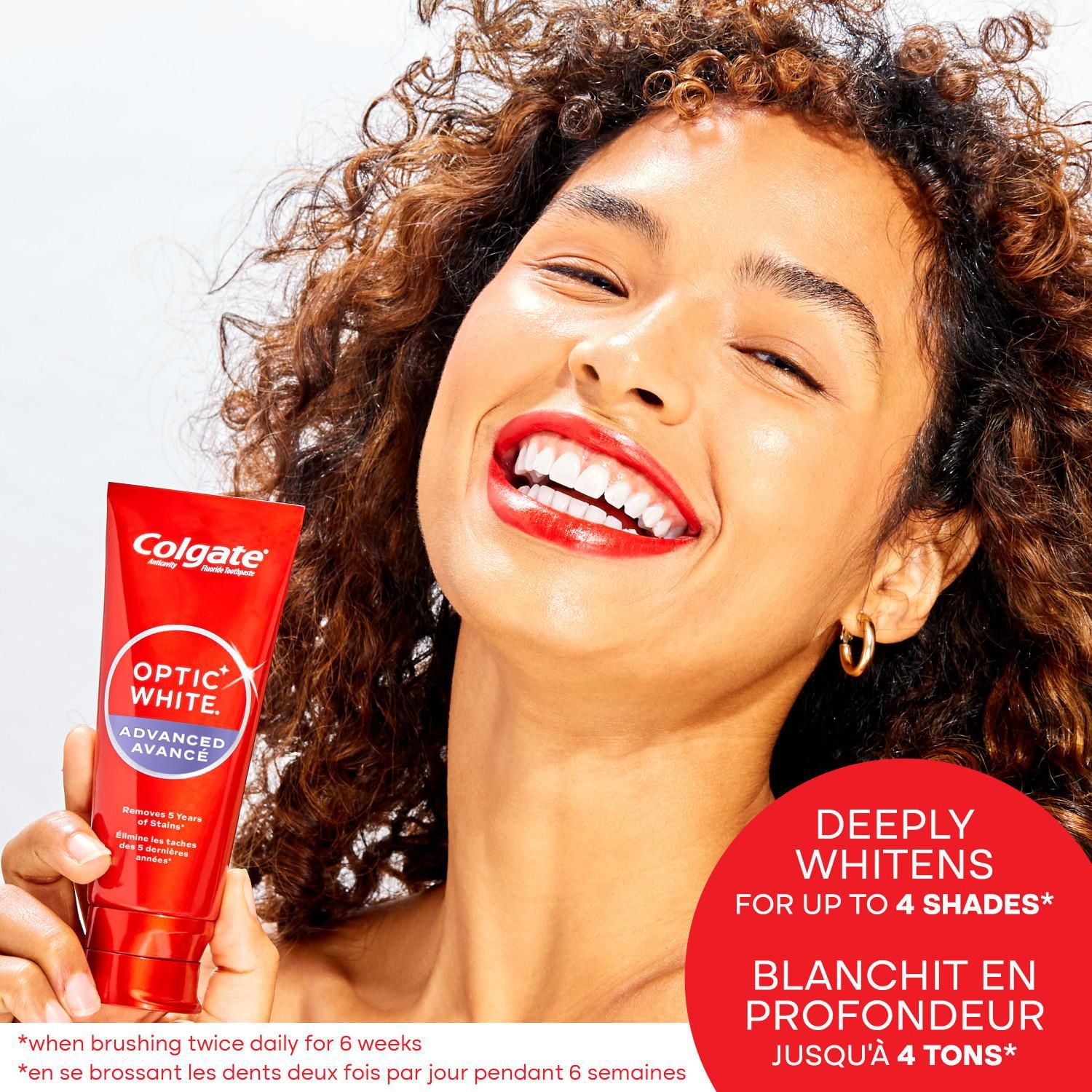 Dentifrice blanchissant Colgate Optic White Avancé Blanc éclatant - 133 mL 133 ml